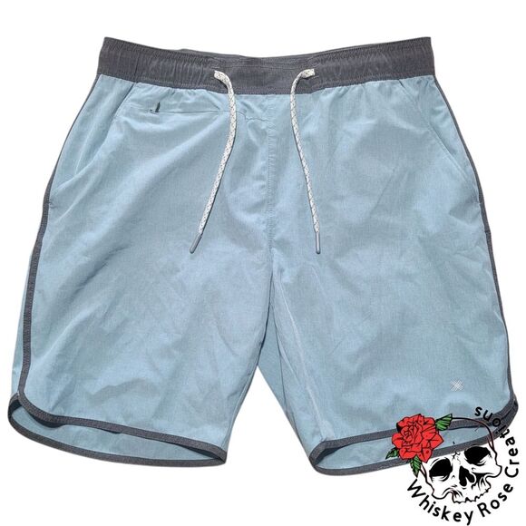 Kenneth Cole Active Shorts Light 4 Way Stretch Dark Mint Mens Small - Picture 1 of 12